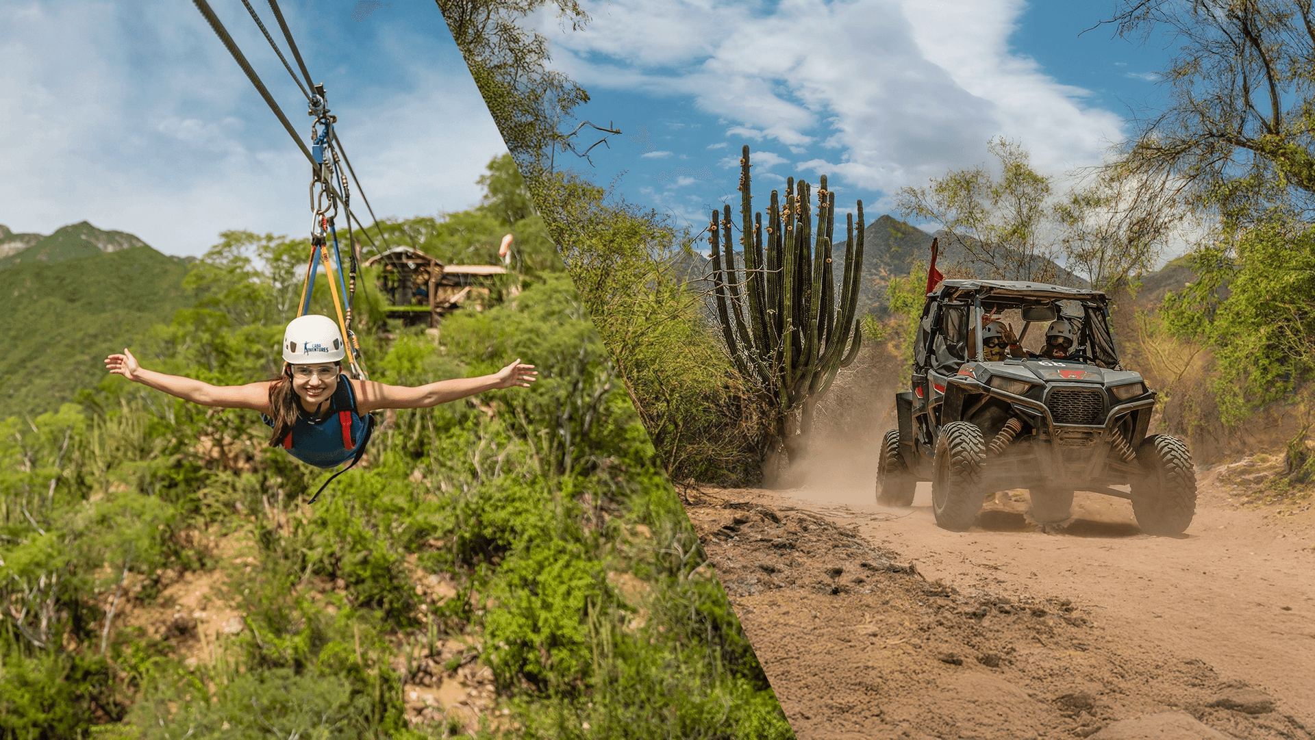 Outdoor Cabo Zipline + Rappel + UTV Tour