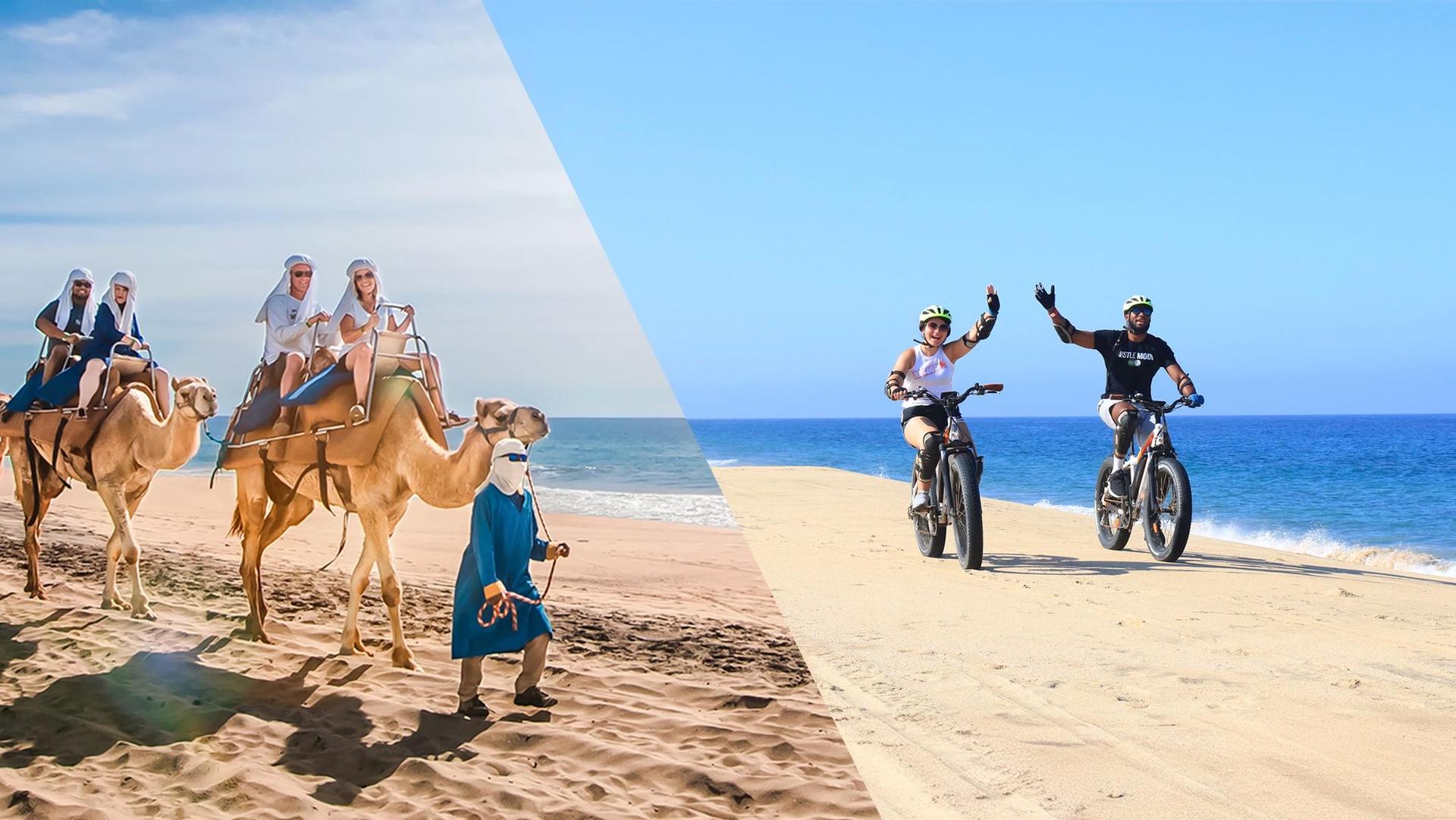 Electric Bike Tour + Camel Ride